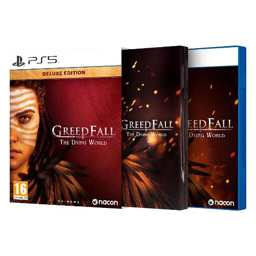 PLAYSTATION 5 GreedFall II The Dying World Deluxe Edition Steelbook PEGI 16+ PS5GREEDFALLDLXSPIT