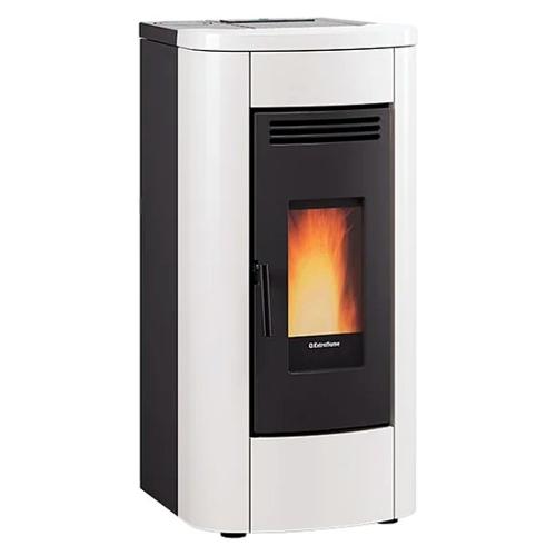 Stufa pellet 8kW KLAUDIA AD Evo White 5 stelle Classe A+ 1297102