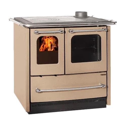 Cucina legna 7,5kW SOVRANA EASY .16 Caramello 4 stelle (96,4x64,1x86cm)