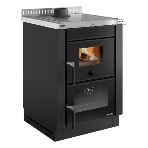 Cucina legna 6kW VICENZA VST.16 Antracite 4 stelle (60x60x85cm)