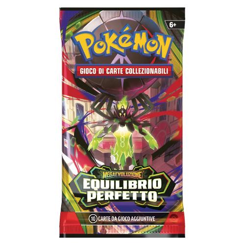 Carte gioco POKÉMON Megaevoluzione Equilibrio Perfetto busta 10 crt Assortito PK10380