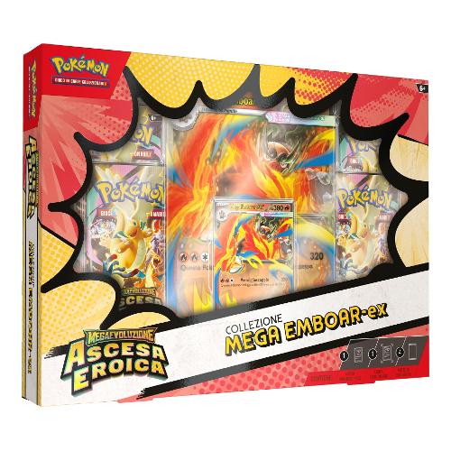 Carte gioco POKÉMON Collezione Mega EX Espansione Megaevoluzione Ascesa Eroica Assortito PK10313