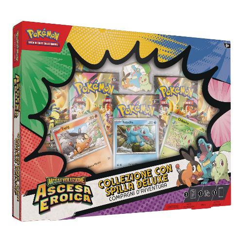 Carte gioco POKÉMON Collezione Compagni d'Avventura espansione Megaevoluzione Ascesa Eroica Assortito PK10301