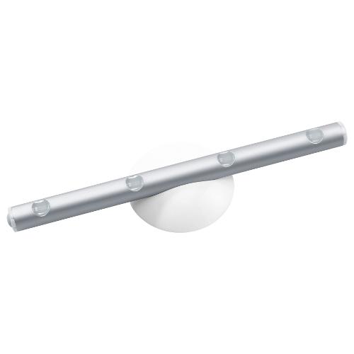 Applique da esterno LEDSTIXX Silver (1 luce - 25 Lumen - 0,6 W - Bianco neutro) (IP20) (7x22,5cm)