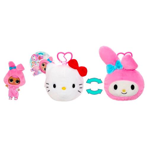 Bambola Loves Hello Kitty Reversible Plush LOL SURPRISE Assortito 599241
