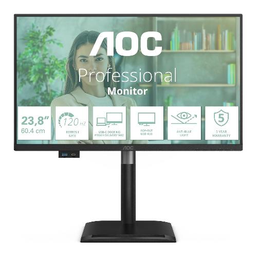 Monitor 23,8" ( IPS 1920x1080 FULL HD 120Hz ) PROFESSIONAL Black 24P4CV