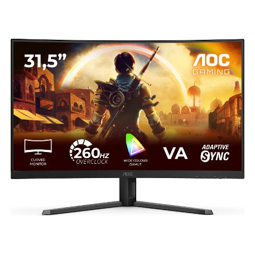Monitor 31,5" ( LED 1920x1080 FULL HD 260Hz ) Curvo Black C32G42ZE