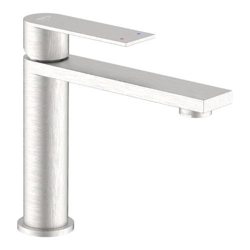 Miscelatore lavabo SOLAR Spazzolato argento SCARUB1500AC