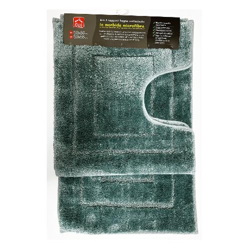 Set tappeti bagno FRAME Art 44 Salvia YM5013B