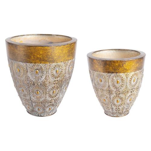 Porta candela set 2 pz (20, 24 cm) ALADDIN Brunito 0141229