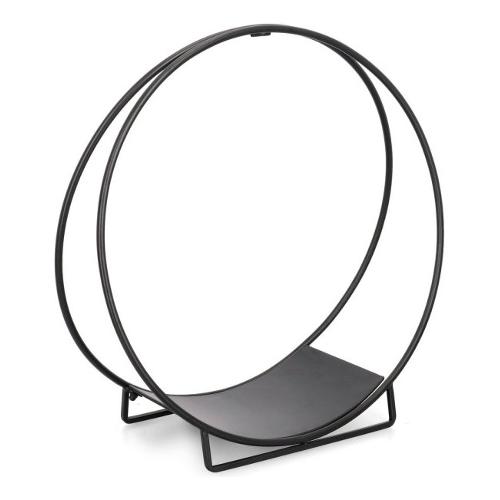 Porta legna acciaio (70x28,5x71cm) RONNY Nero 0723990