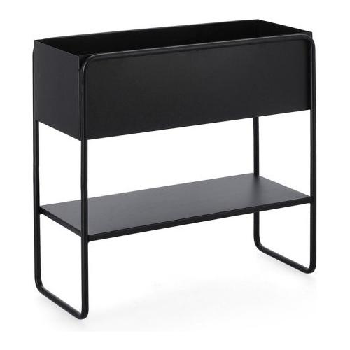 Porta piante acciaio (45x18x44cm) MADELYN Nero 0723934