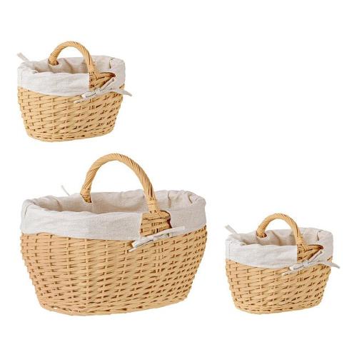 Set ceste 3 pz 1 manico ALESHA Beige 0415512