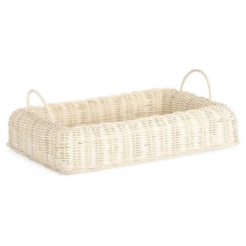 Vassoio Decor Rattan (45x30cm) IRELE Beige 0414201