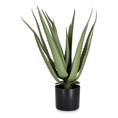 Pianta artificiale Aloe con vaso 16 foglie (60cm) 0170767
