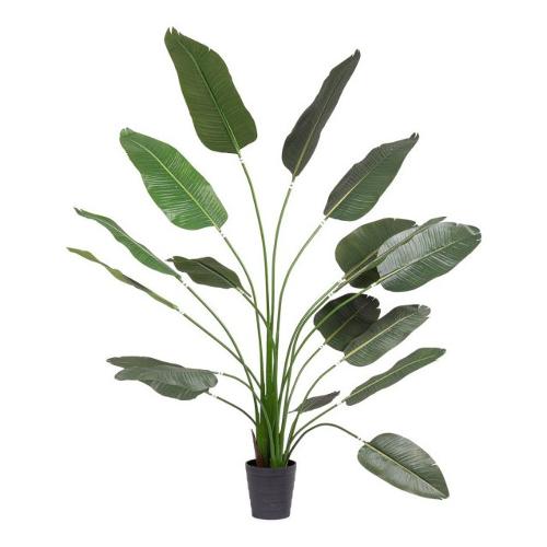 Pianta artificiale Strelitzia con vas 17 foglie (210cm) 0173162