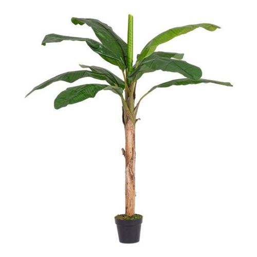 Pianta artificiale Banano con vaso 10 foglie (180cm) 0173158