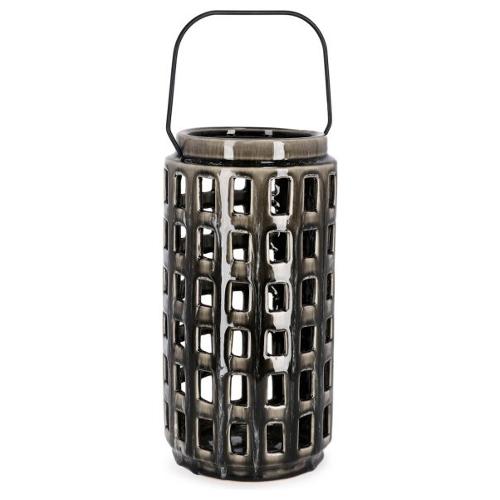 Porta candela (16x30cm) DARREH Grigio 0184795