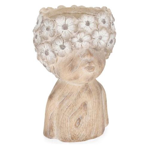 Coprivaso volto magnesia (24x40cm) BLOSSY Beige 0143464