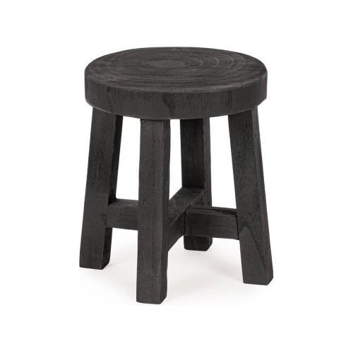 Porta piante legno tavolino (26x30cm) YAKO Nero 0742992