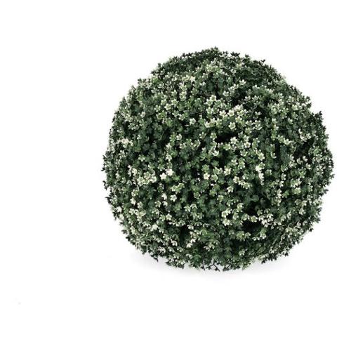 Pianta artificiale Bosso sintetico gypsophila con fiori (33cm) 0790472