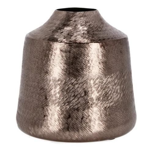 Vaso alluminio (22,5x21cm) svasato CLAMP Bronzo 0184856