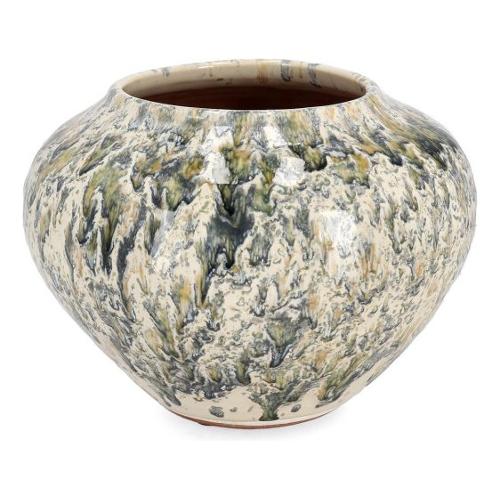 Vaso terracotta (22,5x17,5cm) ESMA Verde e Blu Melange 0792280
