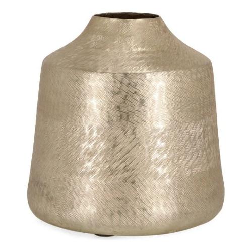 Vaso alluminio (22,5x21cm) svasato CLAMP Oro 0184854