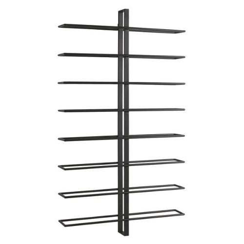 Porta bottiglie 16 posti appendibile ISAAC Nero 0187114