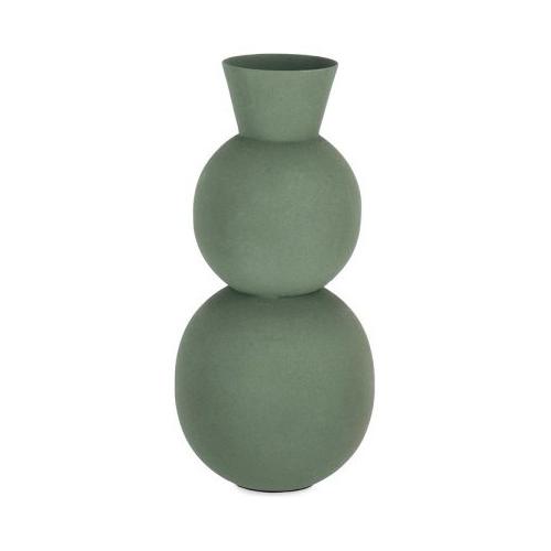 Vaso metallo (15x32,5cm) bottiglia RIDHI Verde 0185323