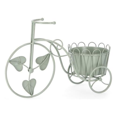 Porta piante acciaio bici 1P (54x19x34cm) HARRIET Salvia 0741459