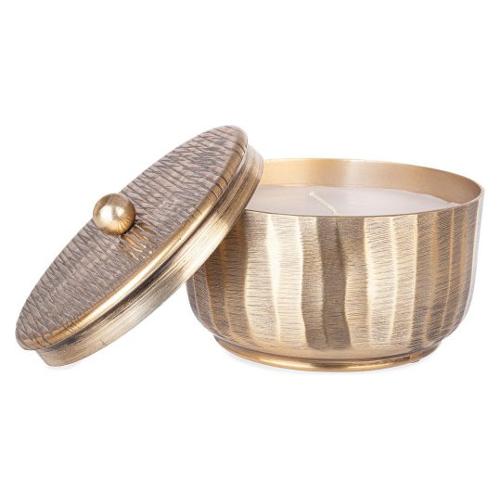 Candela con coperchio (14cm) REEL Oro 0187245