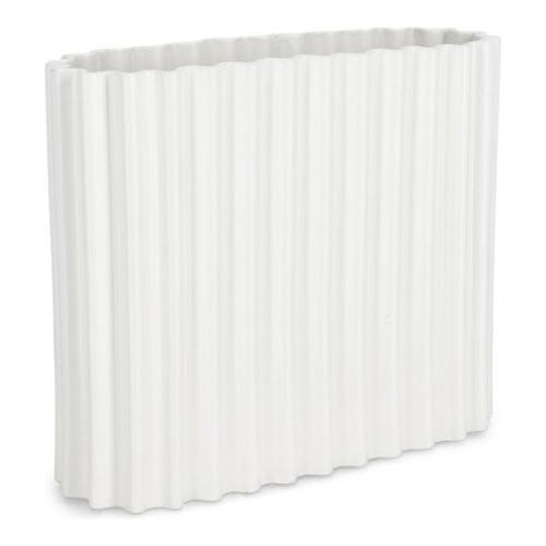 Vaso gres (36x30cm) Oval HOLAF Bianco 0503301