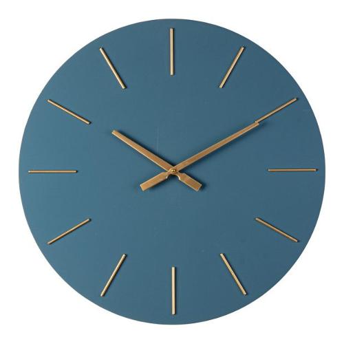 Orologio da parete (60x5cm) TIMELINE Blu 0182440