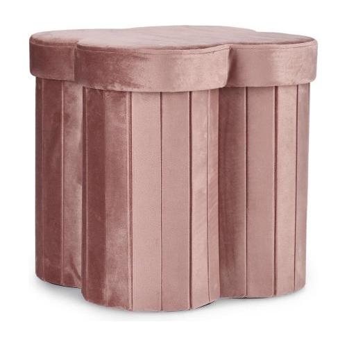 JOCELYN Pouf Rosa antico