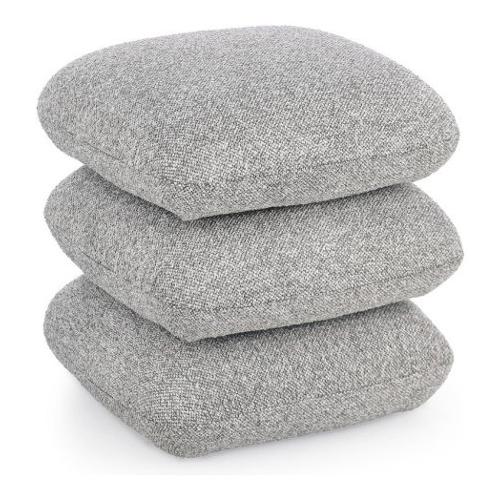 ANTARA Girevole Pouf Grigio