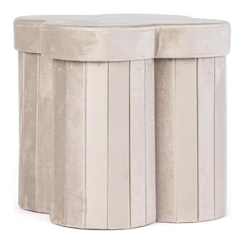 JOCELYN Pouf Beige
