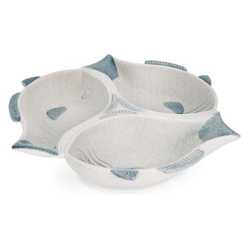 Pesce ORTIGA Bianco e Blu 0143450