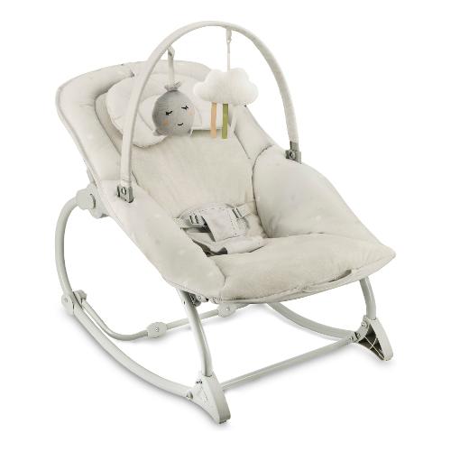 Sdraietta infanzia movimento basculante 0 - 12 kg LAPIS Light grey BULE00045