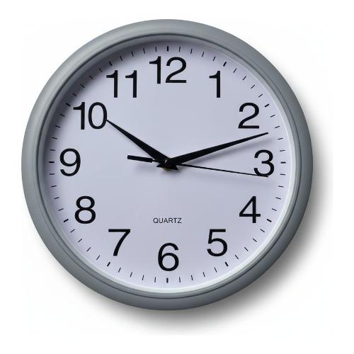 Orologio da parete (25,5x4cm) Grigio 68210