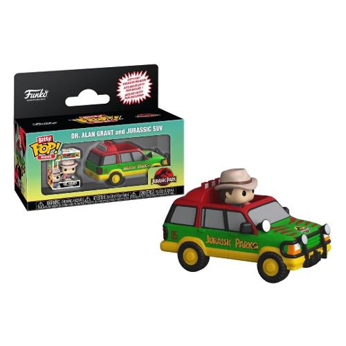 POP BITTY Rides Jurassic Park Dr Alan Grant And Jurassic Suv 90113