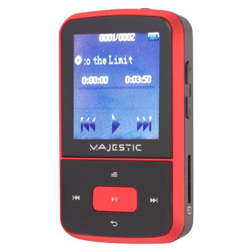 Lettore multimediale ( 32GB ) Bluetooth BT 3284R MP3 Black e Red 123284 RD
