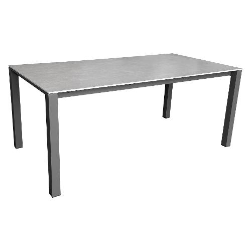Tavolo da esterno alluminio STONE Allungabile Antracite e Grey (180-240x90x75cm) LY AT 154