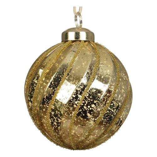 Pallina albero Natale (1pz) Assortito Oro 026919