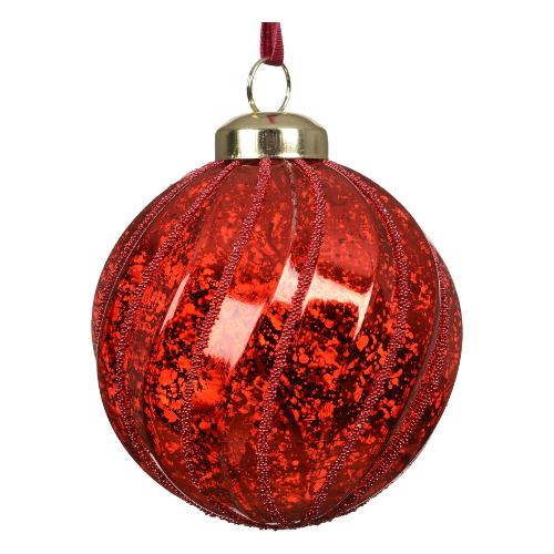 Pallina albero Natale (1pz) Assortito Rosso 026920