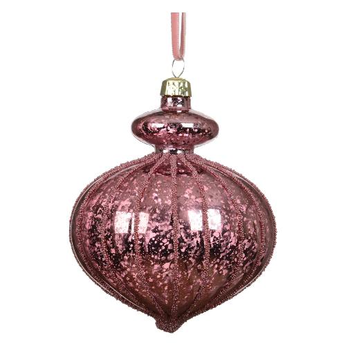 Pallina albero Natale (1pz) Assortito Rosa 026929