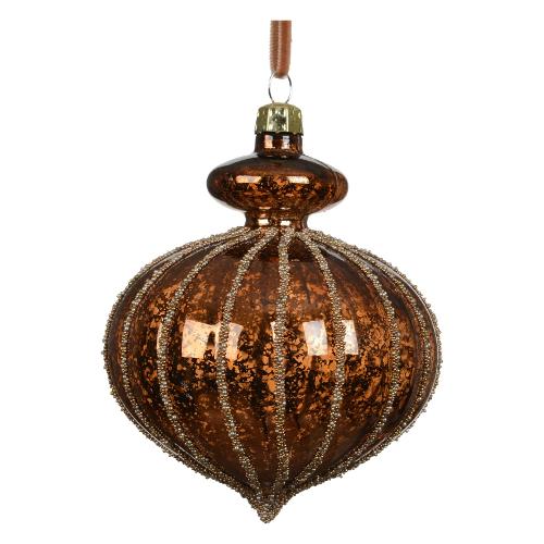 Pallina albero Natale (1pz) Assortito Ambra 026932