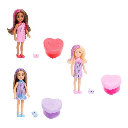 Bambola Chelsea Party Surprise Make-up (15cm) BARBIE Assortito JFY04