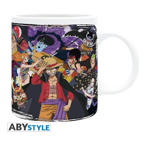 Tazza mug Ceramica (320ml) Wano Raid ONE PIECE Multicolor ABYMUGA049