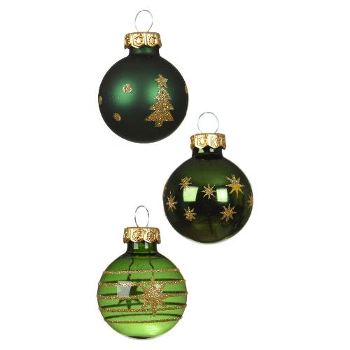 Set palline albero Natale (9pz) Assortito 010543